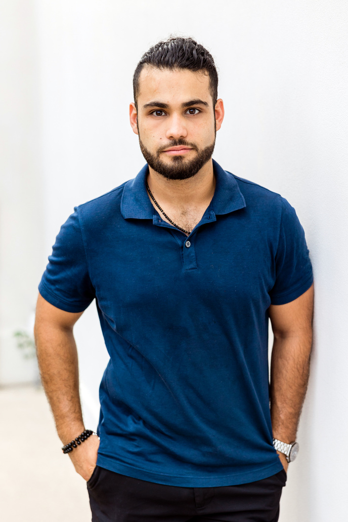 Man in Polo Shirt